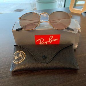 Ray Ban Round Metal Arista Frame Copper Flash Lens